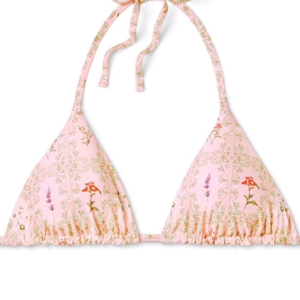 agua bendita for target New with tags. Reversible. Cute pink floral print bikini